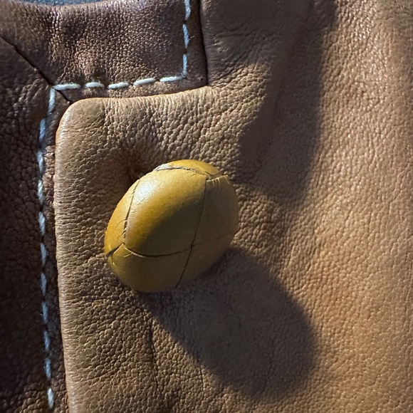 PARRI S Vintage leather jacket made in italy. size 42 - Picture 12 of 14